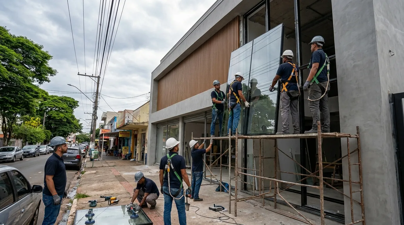 Fachada de Vidro em Santo André‑SP