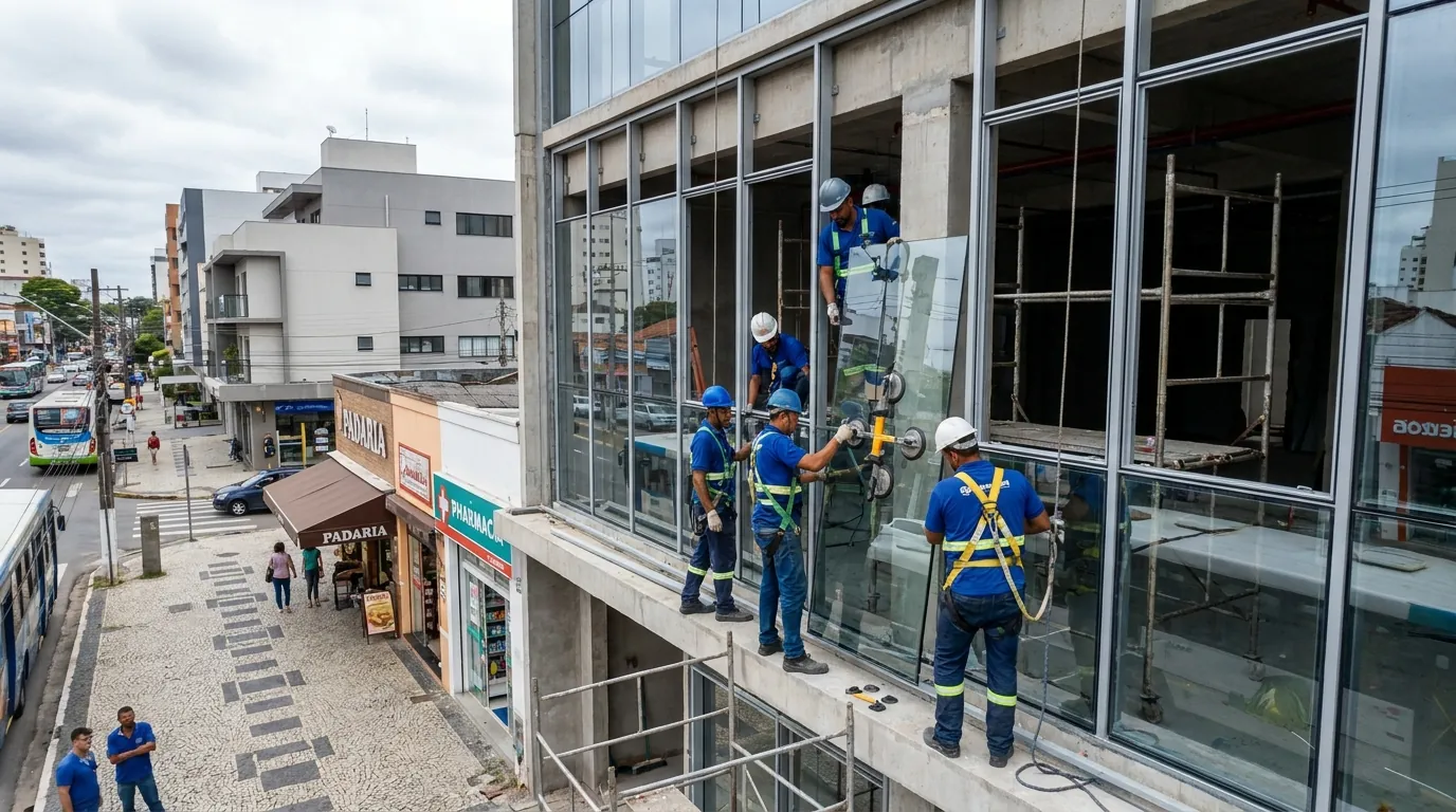 Troca Técnica de Vidros em Santo André‑SP